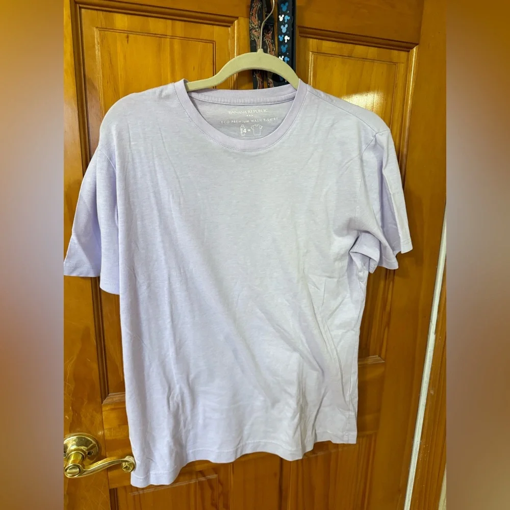 Men’s Lilac Banana Republic Shirt Size Medium - Picture 1 of 2